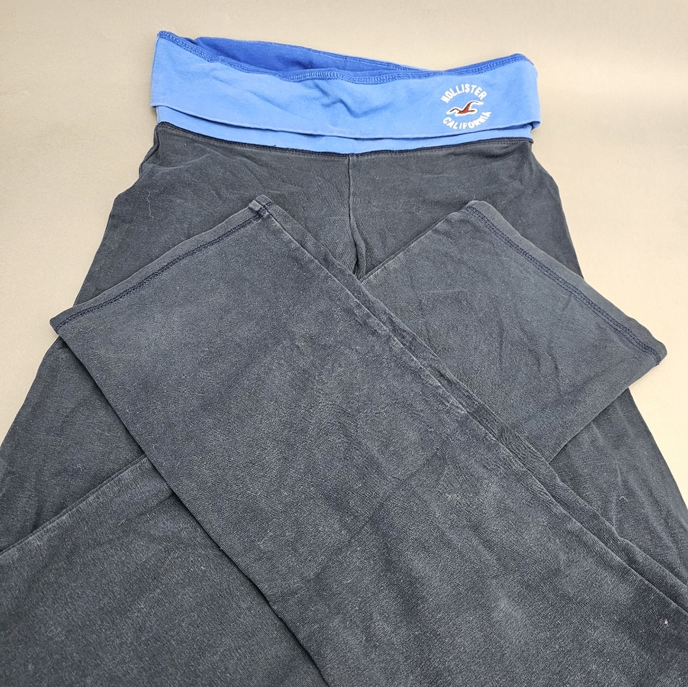 HOLLISTER YOGA LEGGING M FOLDOVER BLACK VINTAGE HCO Y2K HCO